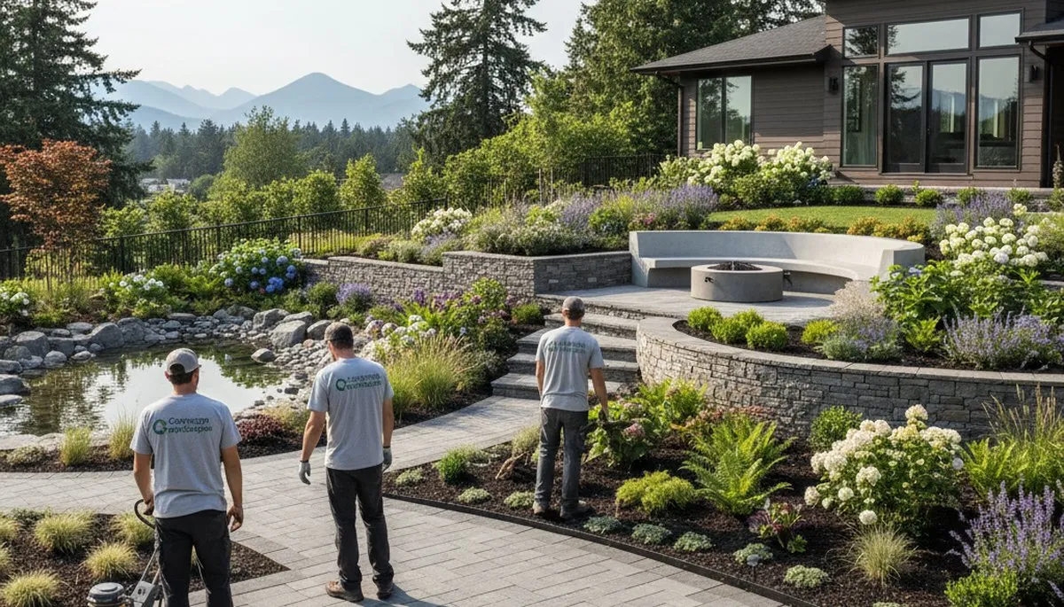 Bellevue, WA landscaping service for lawn care and yard maintenance