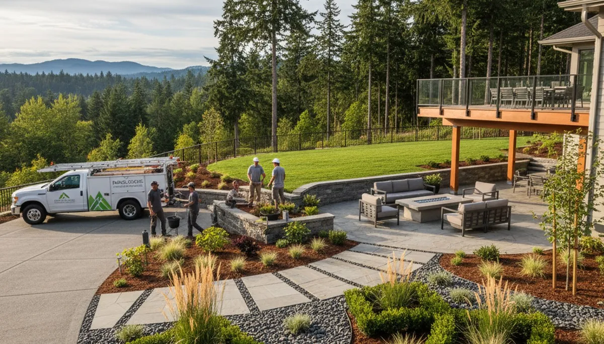 Bellevue, WA landscaping service for lawn care, mowing, and yard maintenance