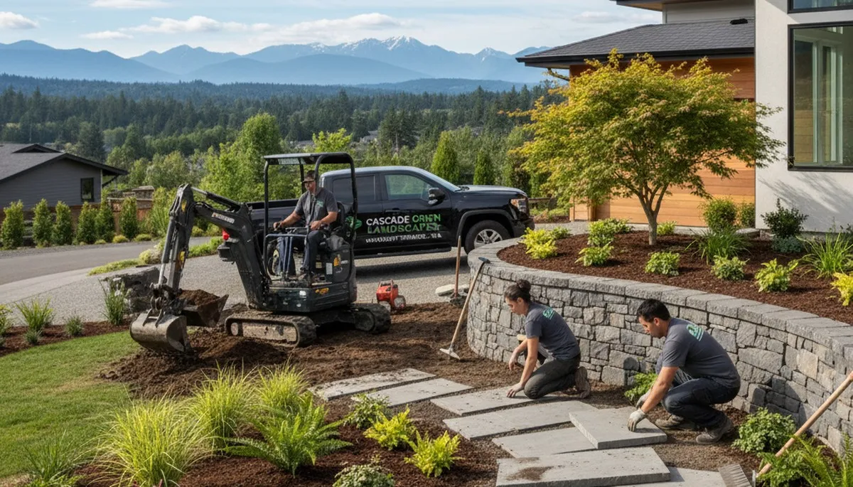 Landscaping service in Bellevue, WA for professional lawn care and yard maintenance