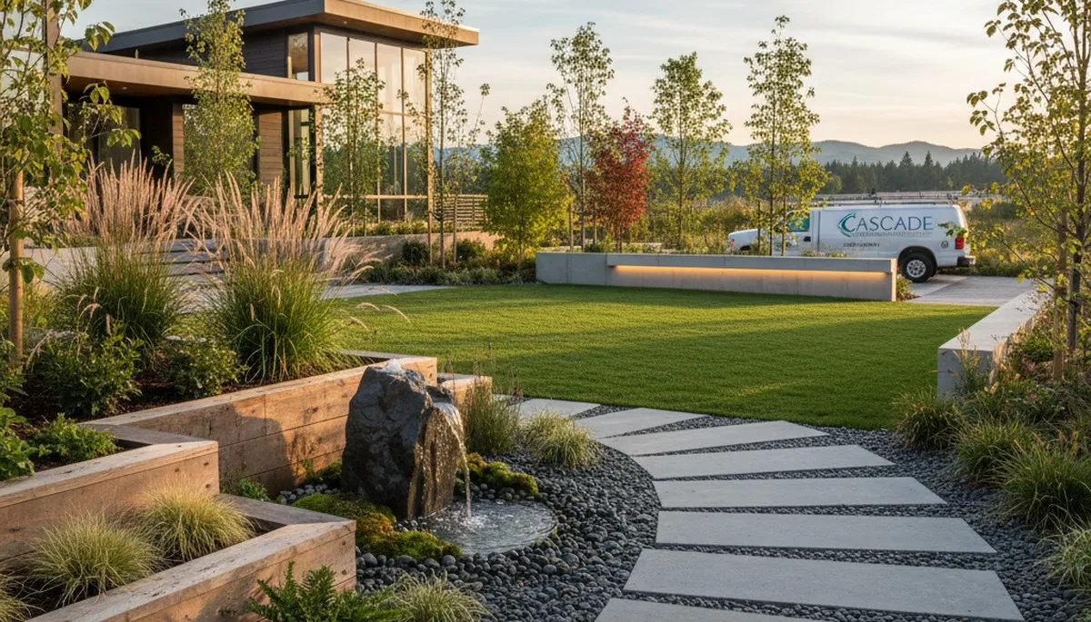 Bellevue, WA landscaping team providing professional lawn care and yard maintenance services